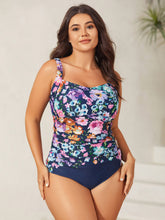 Floral Fun Ruched One-Piece Swimsuit