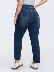 Stretchy Mid-Rise Skinny-Fit Jeans