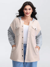 2-In-1 Button Hooded Coat