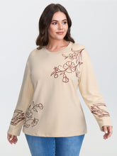 Floral Print Drop Shoulder T-Shirt