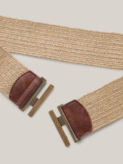 Stretchy Braided Buckle Vacation Belt