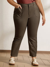 Sculpted Pockets Straight-Leg Pants