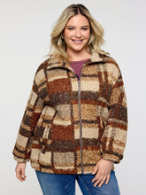 Fall-Ready Fluffy Zipper Jacket