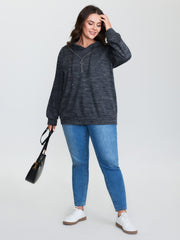 2-in-1 Heather Half-Zipper Hoodie