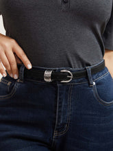 Silver Buckle Basic Belt