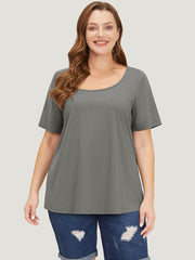 UltraCool Plain Short Sleeve Scoop Neck T-shirt