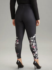 Boho Print High Rise Skinny Leggings