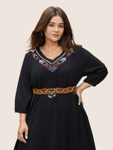 Vacation Bead Chain Turquoise Detail Weave Belt