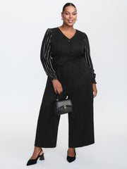 2-in-1 Hidden Zipper Jumpsuit