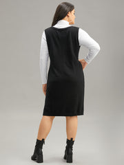 Supersoft Essentials Anti-Pilling Shoulderless Sweater Dress
