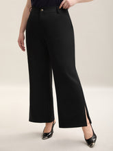 Side Slit Plain Bootcut Pants