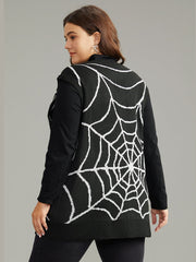 Halloween Supersoft Essentials Spider Web V Neck Sweater Vest