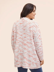 Heather Drop Shoulder Pocket Cardigan