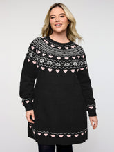 Fair-Isle Jacquard Midi Sweater Dress
