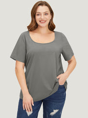 UltraCool Plain Short Sleeve Scoop Neck T-shirt