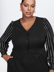 2-in-1 Hidden Zipper Jumpsuit