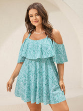 Anti-Float Tie Paisley Print Swim Dress