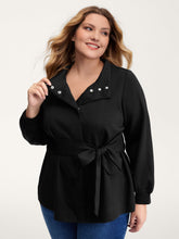 Supersoft Belted Button Adjustable Jacket