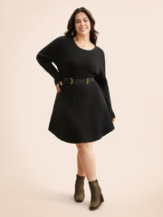 Supersoft Essentials Pit Strip Wool Sweater Dress