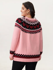 Fair-Isle Love Jacquard Pullover