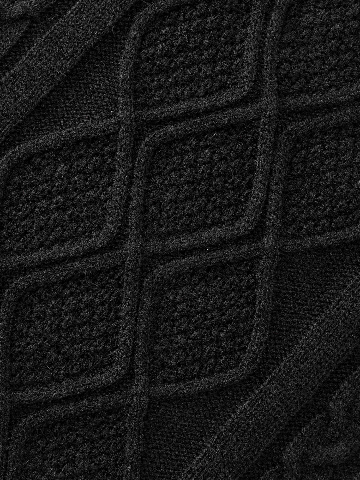 Textured Stripe Pinafore Mini Sweater Dress