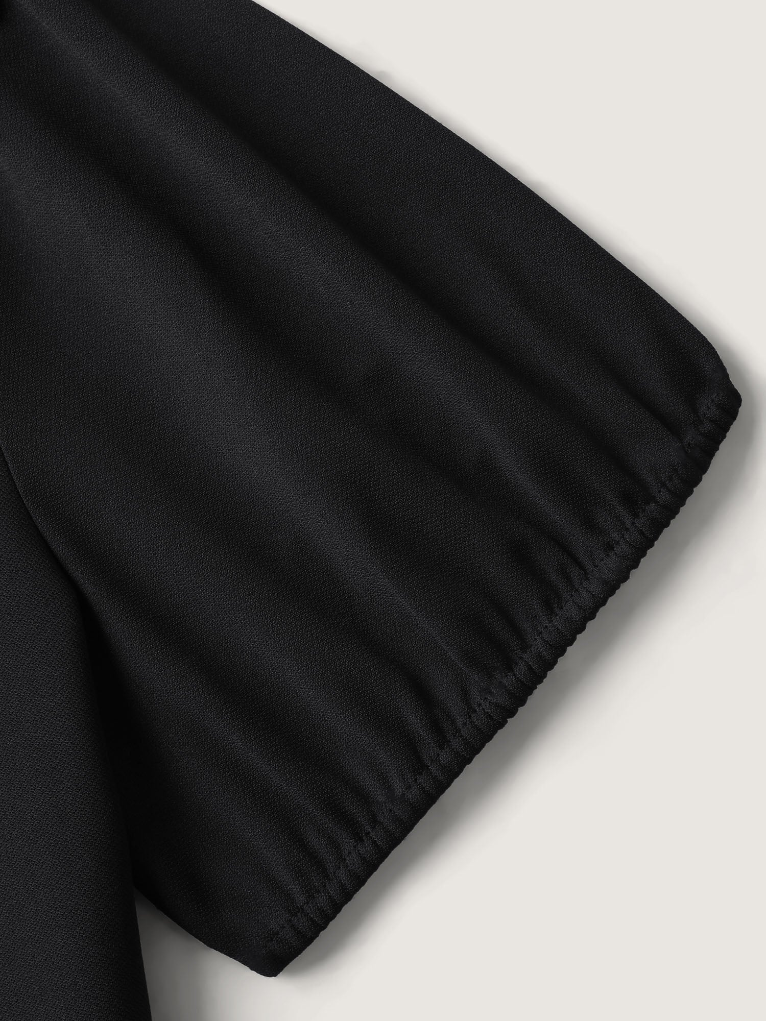 Stretchy Bubble Hem Polka Dots Midi Dress