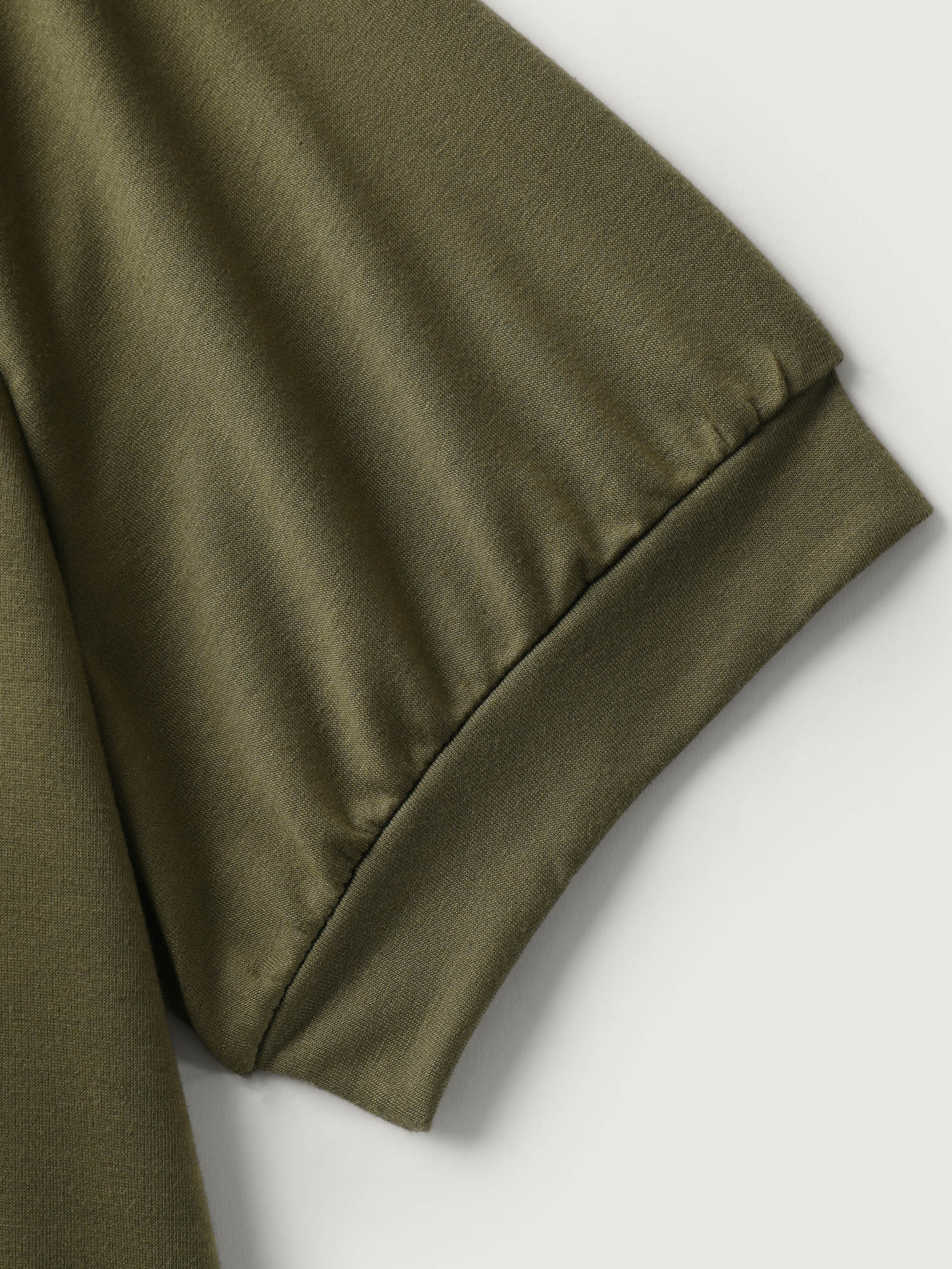 Solid Crew Neck Relaxed Sweatshirt