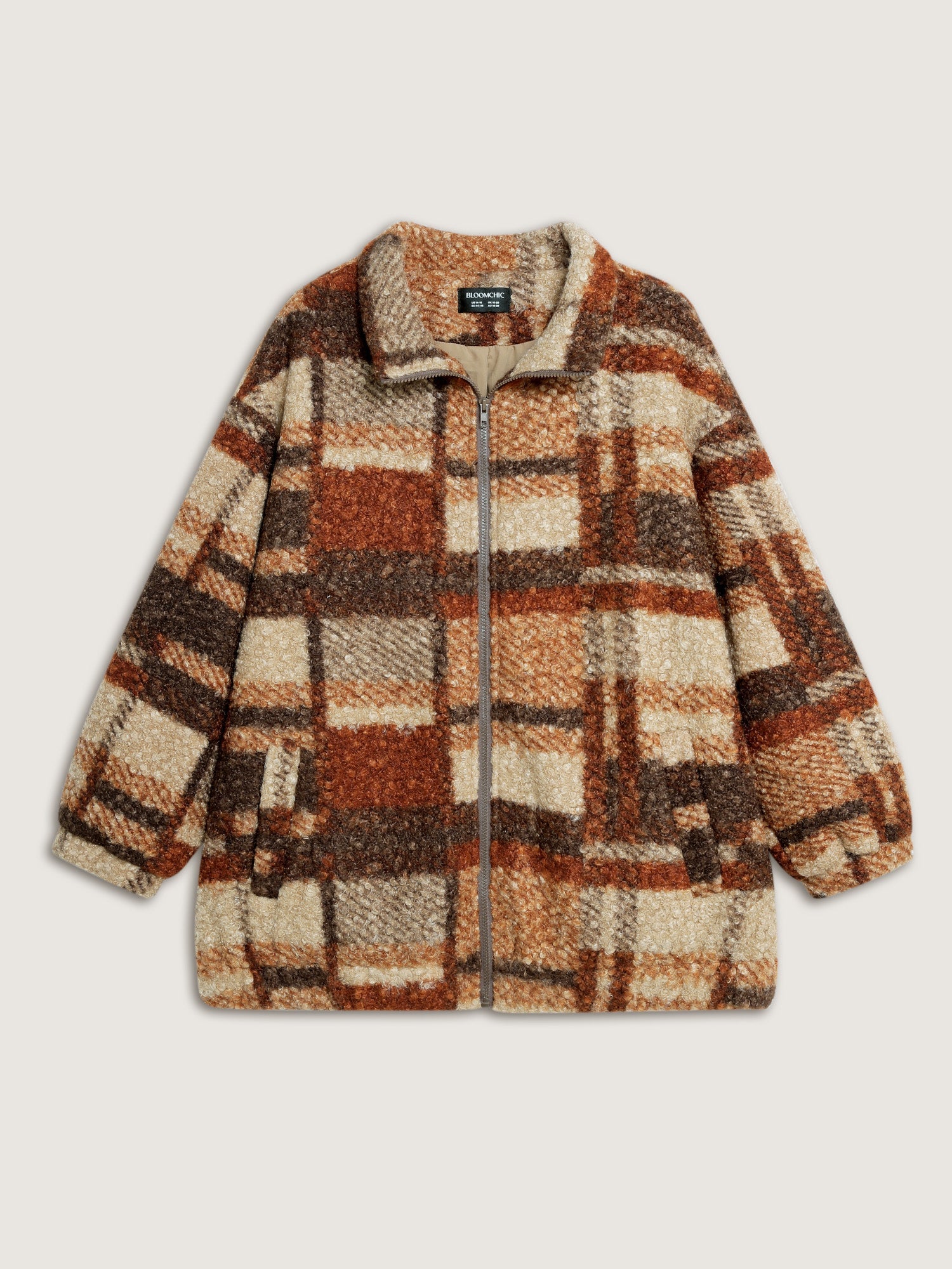 Fall-Ready Fluffy Zipper Jacket