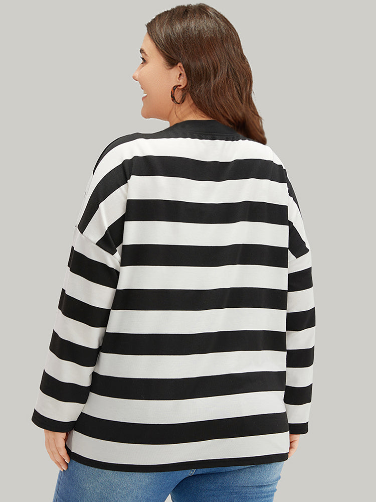 Halloween Striped Button Through Jacket