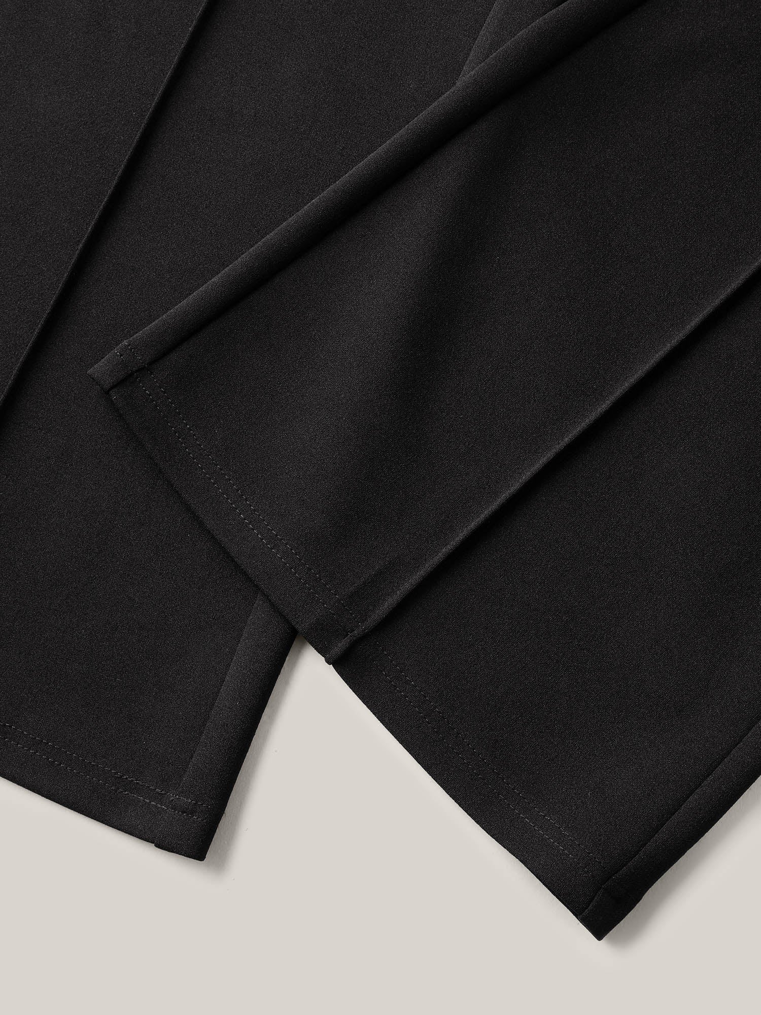 Seamed Bootcut Mid-Rise Pants