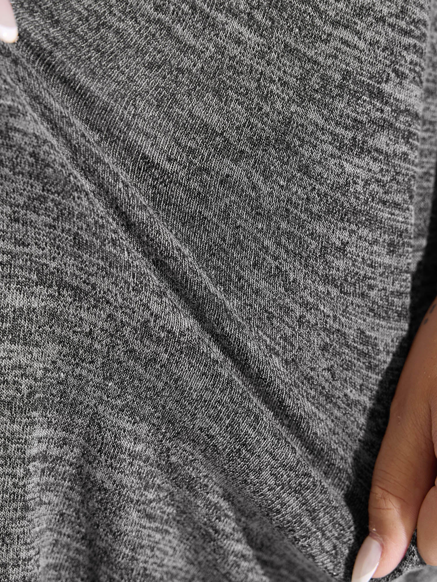 Stretchy Textured Button Detail Jacket