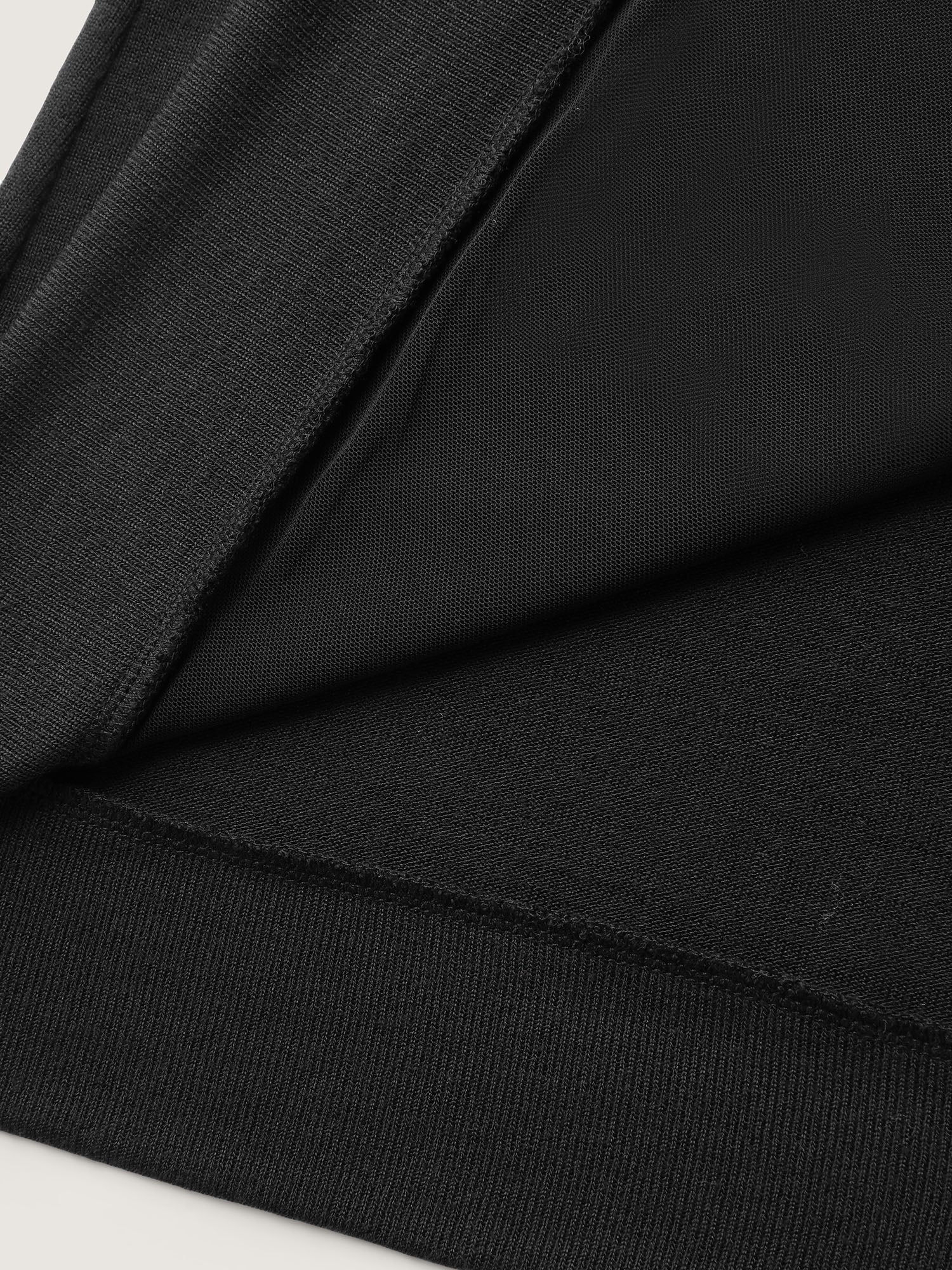 Floral Embroidery Stretch Knit Button Top