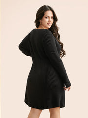 Supersoft Essentials Pit Strip Wool Sweater Dress