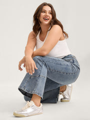 Sand Wash Bootcut Mid-Rise Jeans