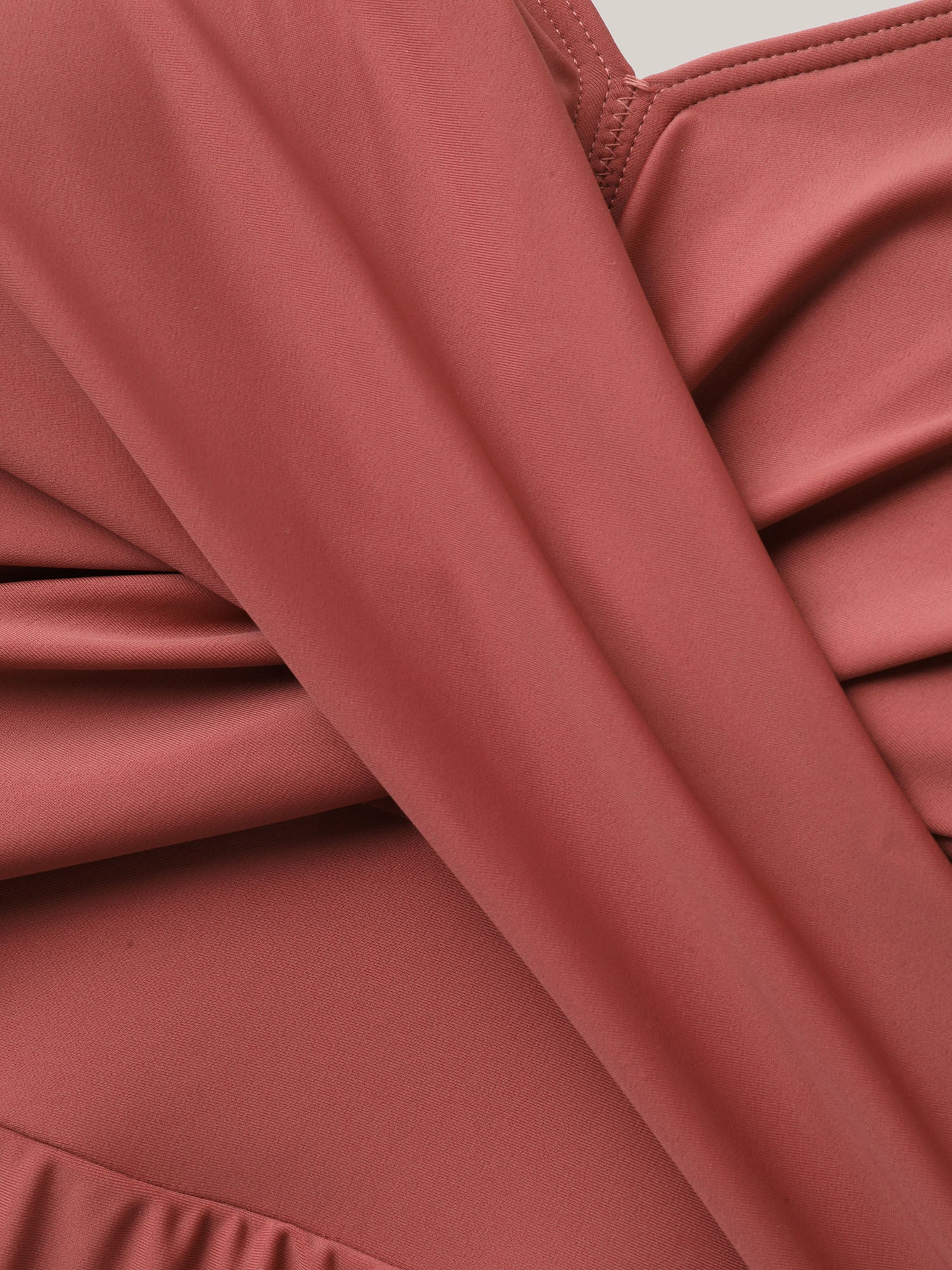 Anti-Float Ties Crossover Swim Dress