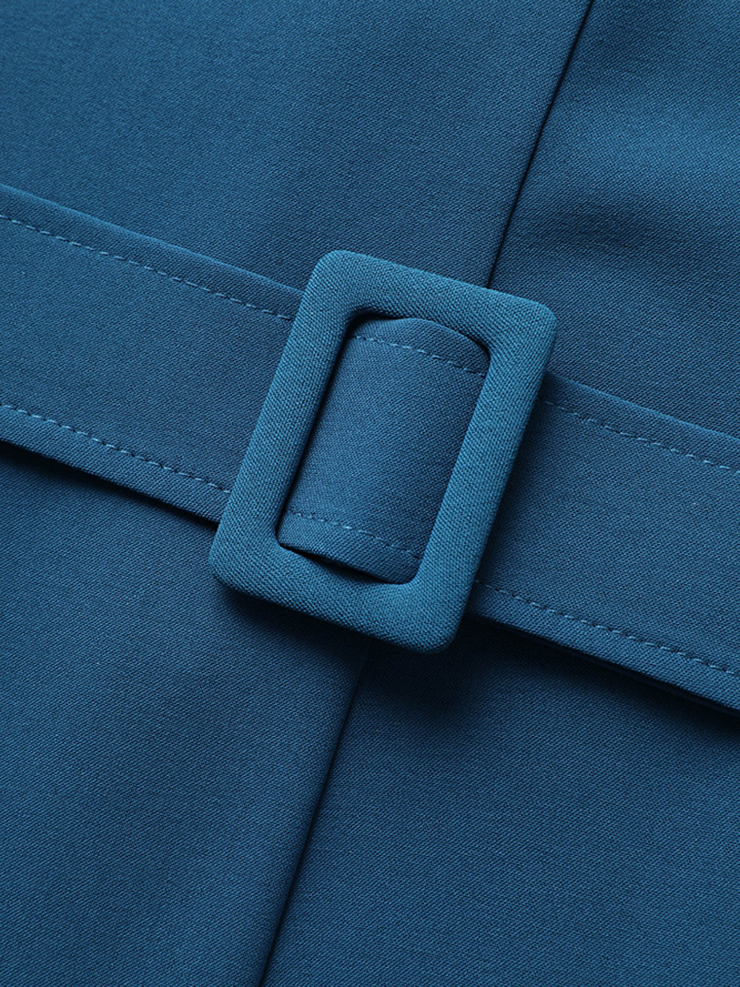 Shirt Collar Button Detail Sleeveless Dress