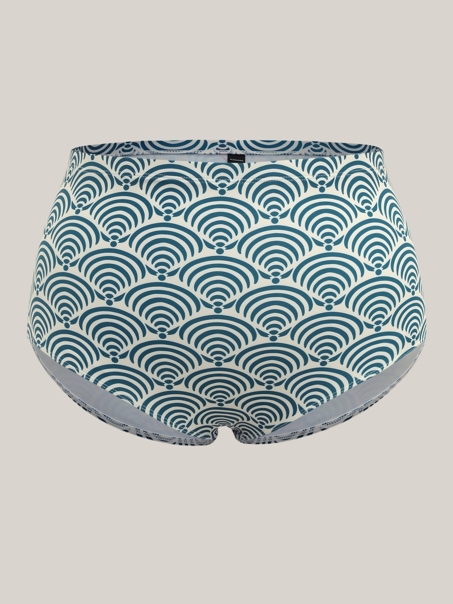 Shell Print Ruched Swim Dress