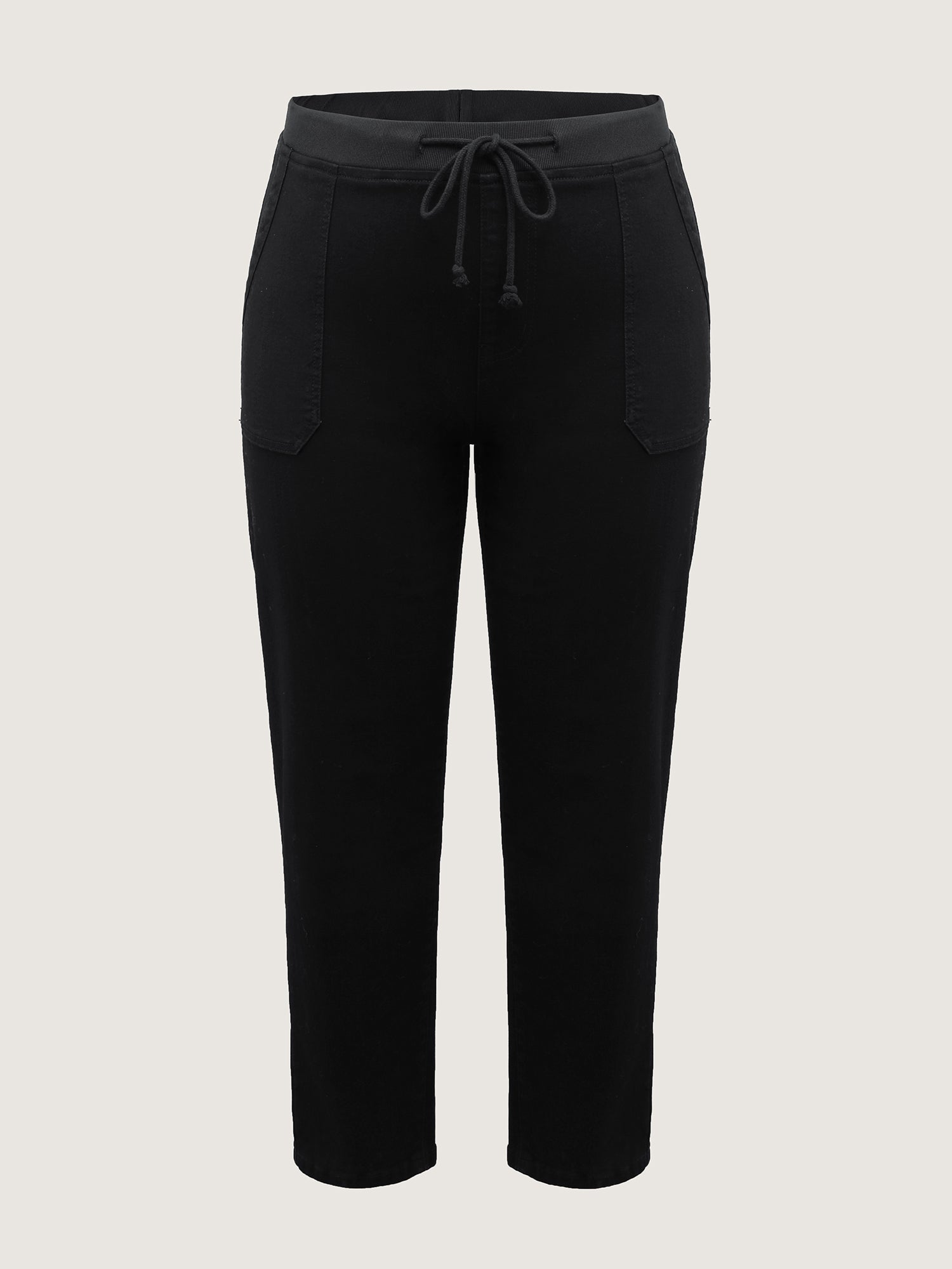 Stretchy Threaded Waist Skinny-Fit Jeans