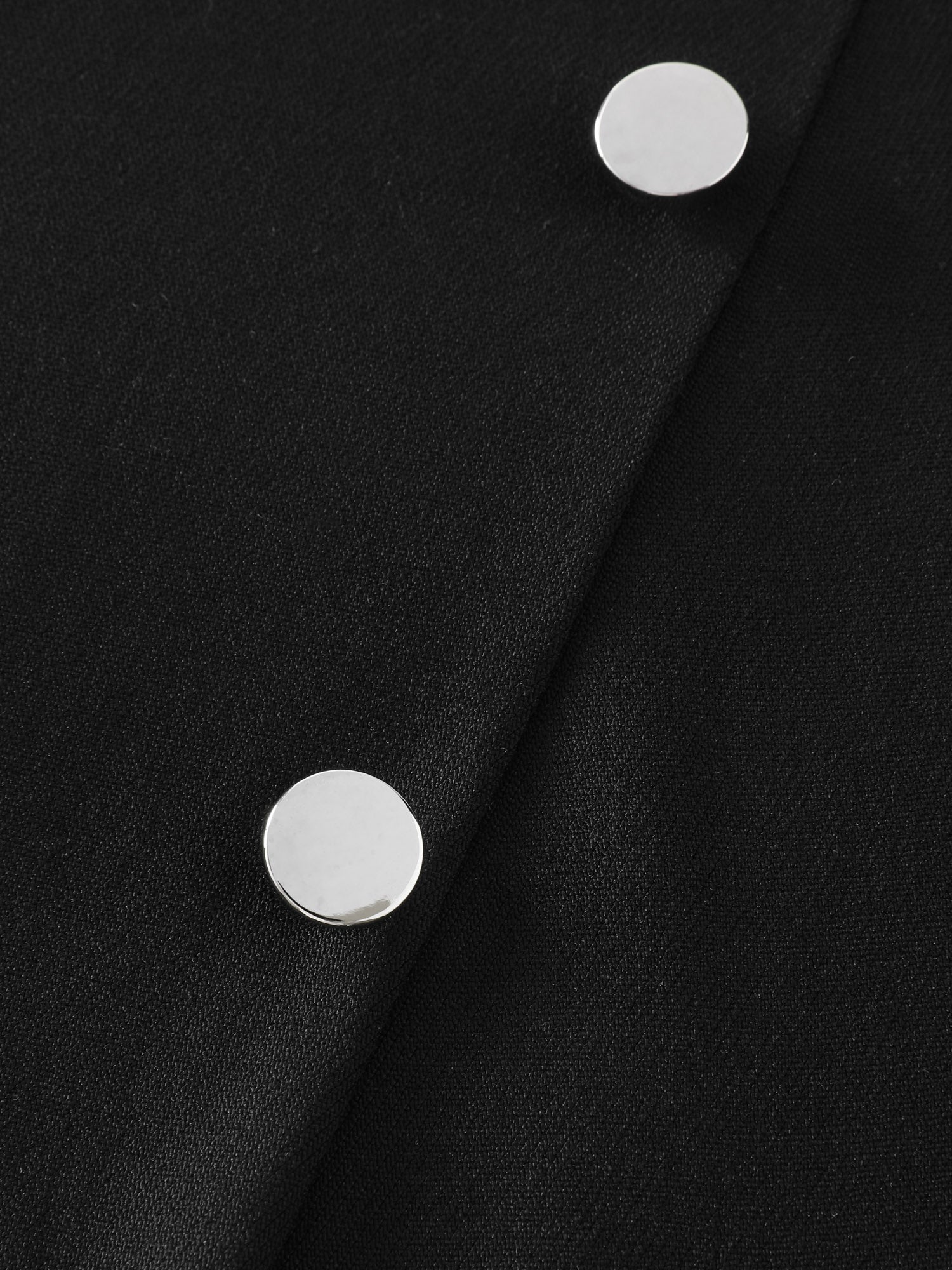 2-In-1 Button Detail Waist-Defining Midi Dress