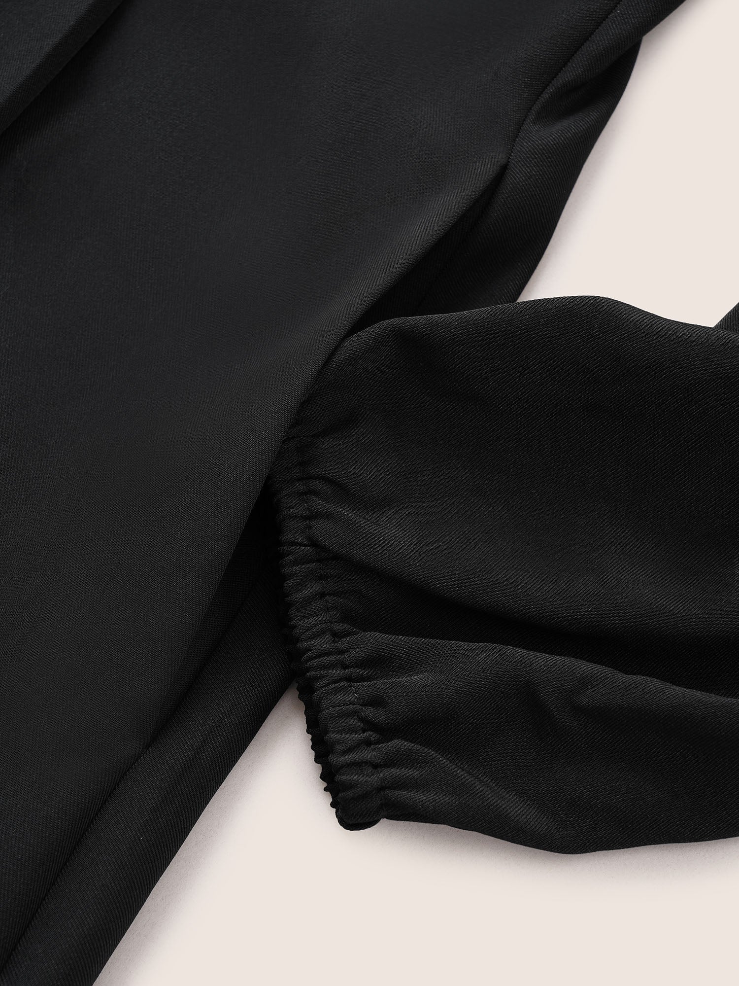 Anti-Wrinkle Asymmetrical Neck Keyhole Pleated Hem Dress