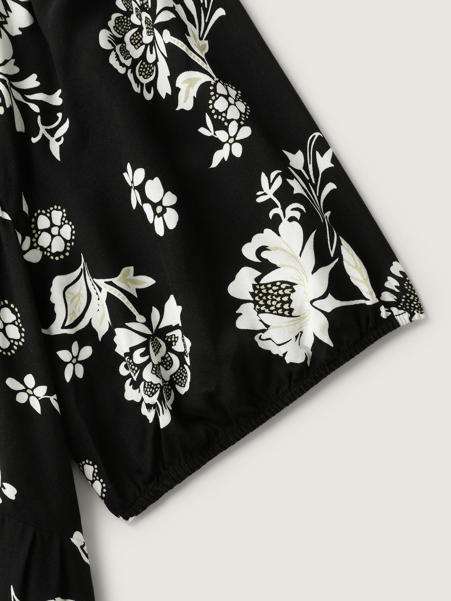 Floral Print Sweetheart Neck Midi Dress