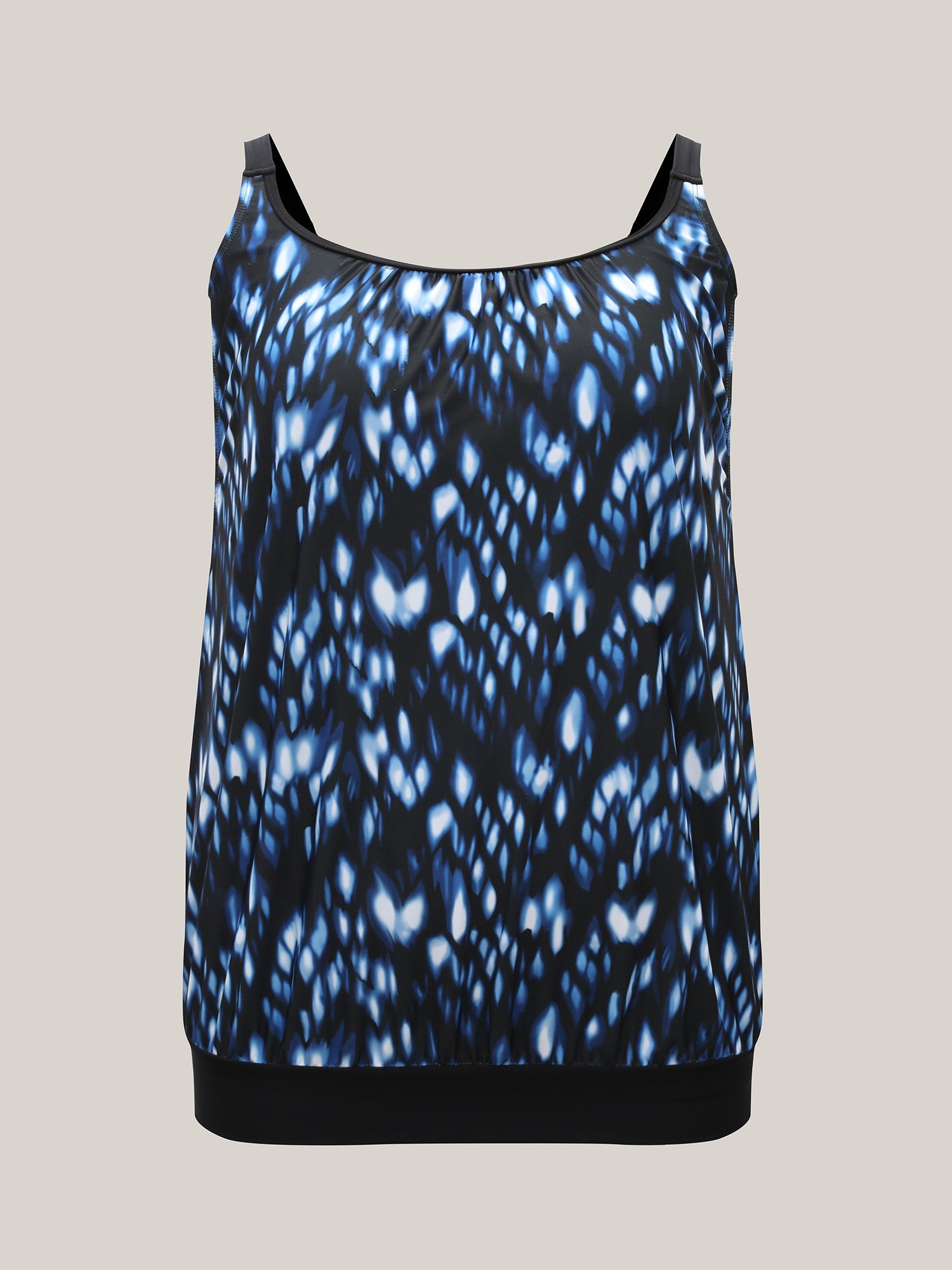 Tie-Dye Print Swim Top