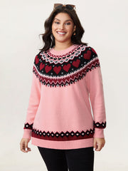 Fair-Isle Love Jacquard Pullover