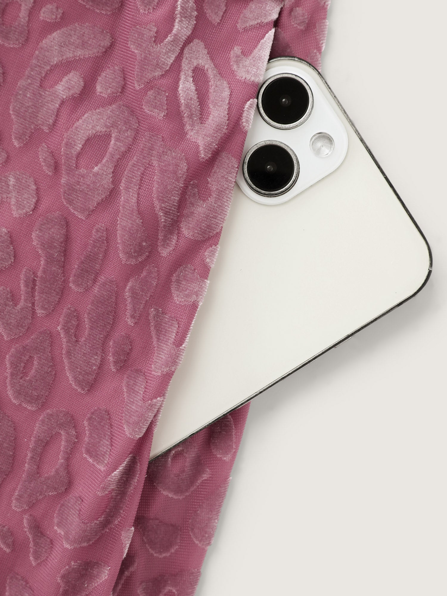 Soft Romance Leopard Print Shirred Waist Midi Dress