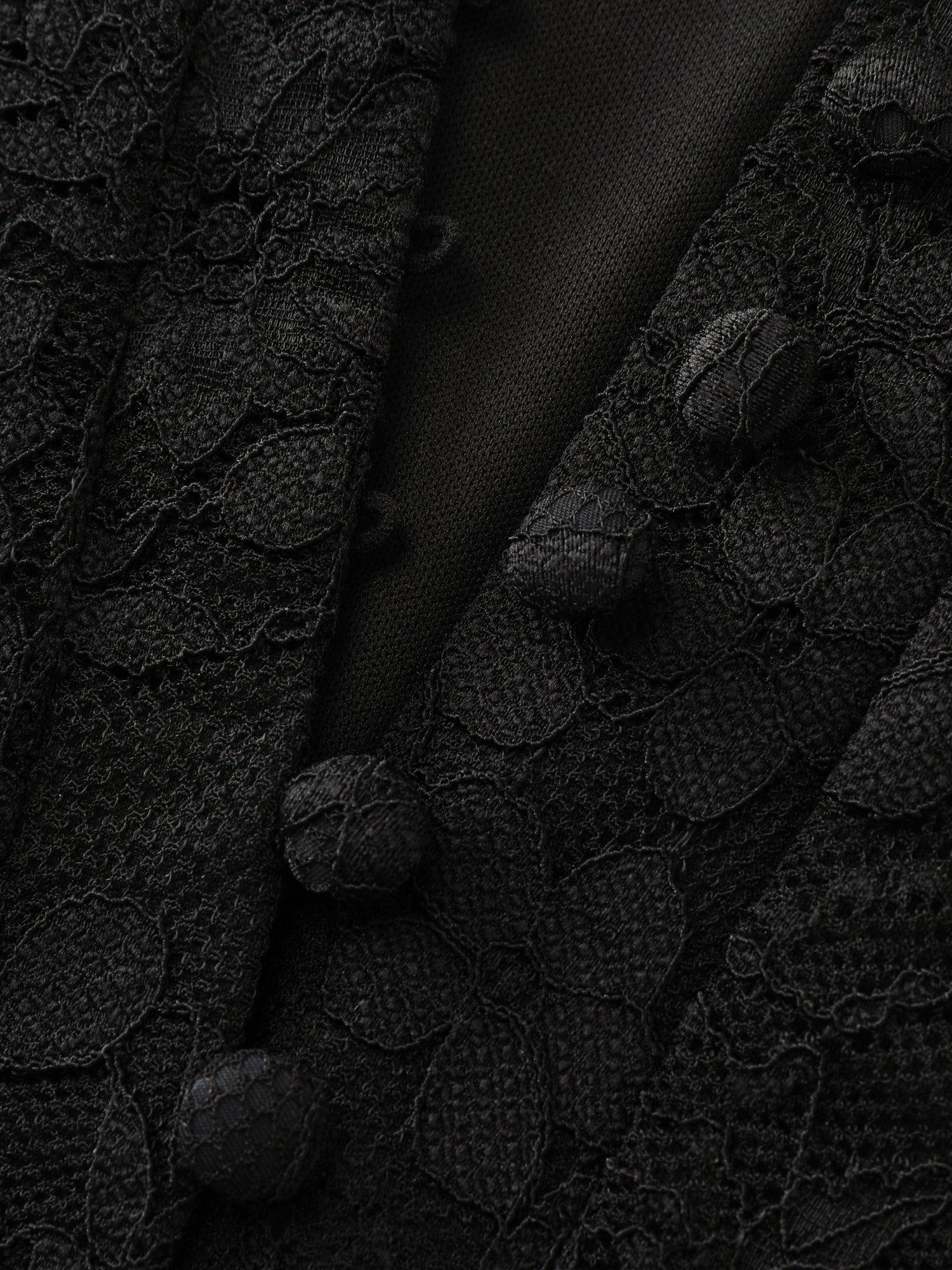 Sheer Lace Sleeve Waist-Defining Midi Dress