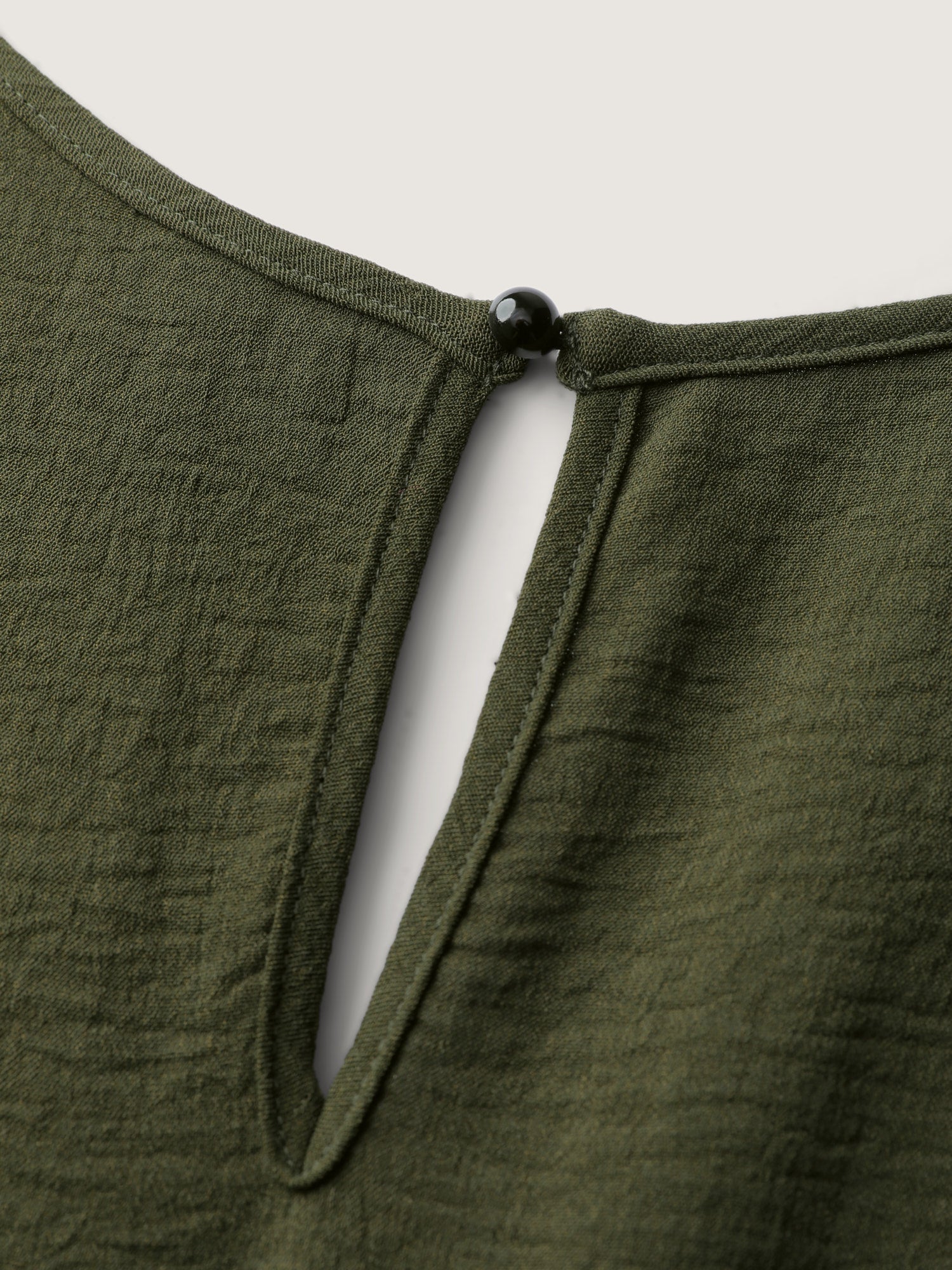 Tie-Front Three Quarter Sleeve Jumpsuit