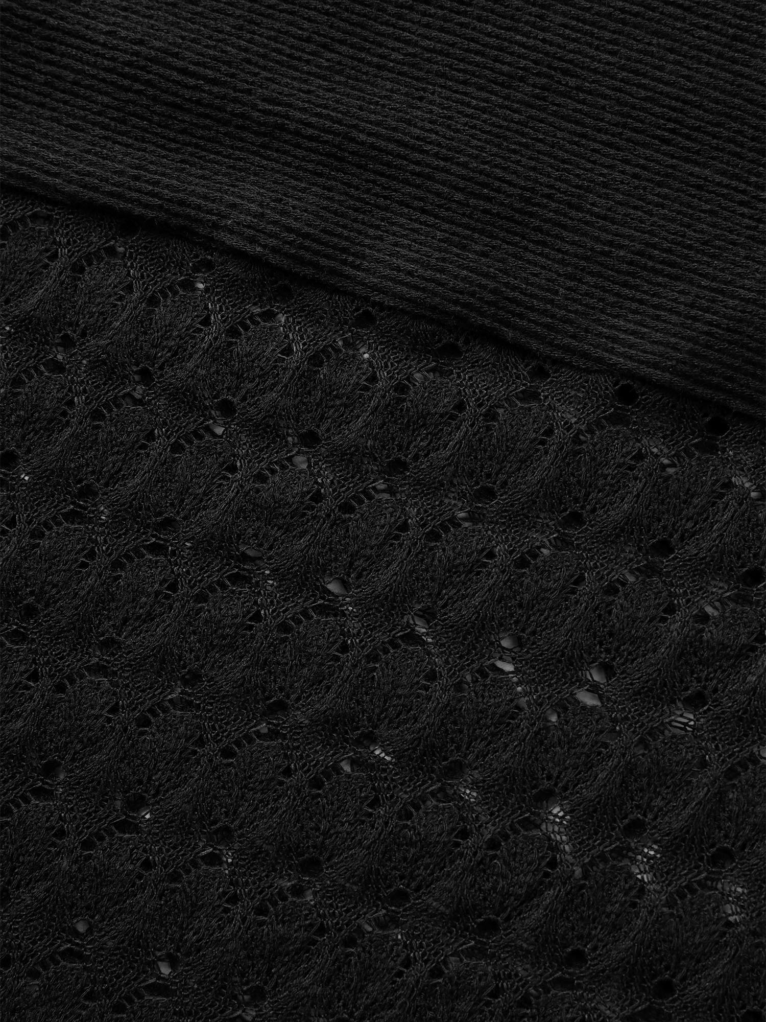 Solid Cut Out Patchwork Split Hem T-shirt