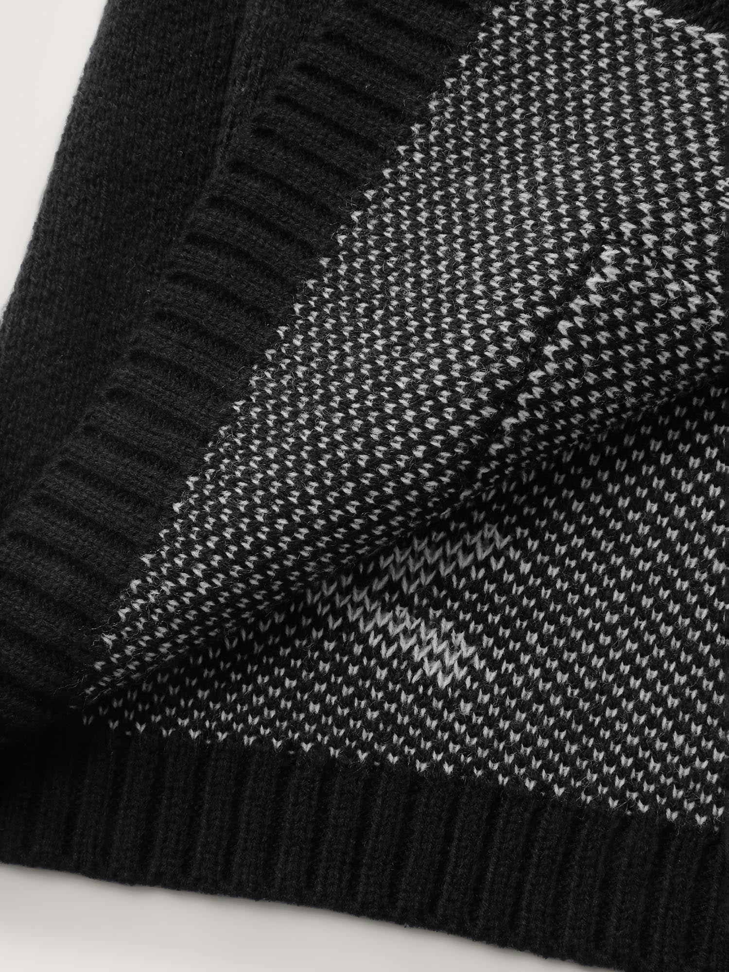 Skull Print Shawl Collar Knit Cardigan