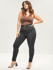 Skinny Extremely Stretchy High Rise Medium Wash Sculpt Waist Jeans