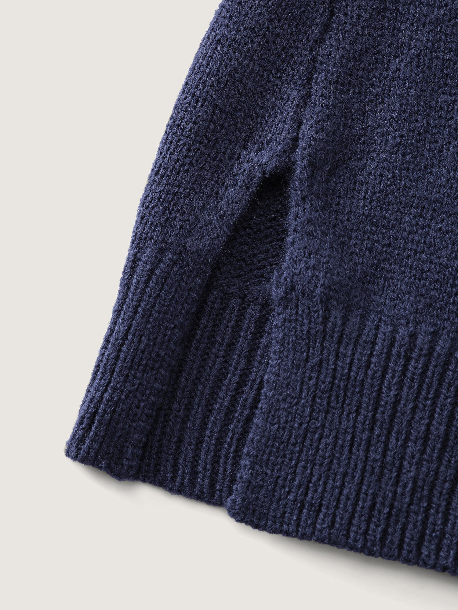 Fair-Isle Pattern Round Neck Sweater Dress